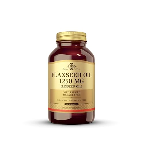 Solgar Aceite de Linaza Cápsulas blandas de 1250 mg - Envase de 100