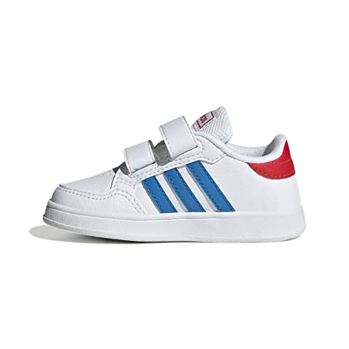 Adidas BREAKNET CF I, Zapatillas de Tenis, FTWBLA/RAFAZU/Rojint, 23 EU