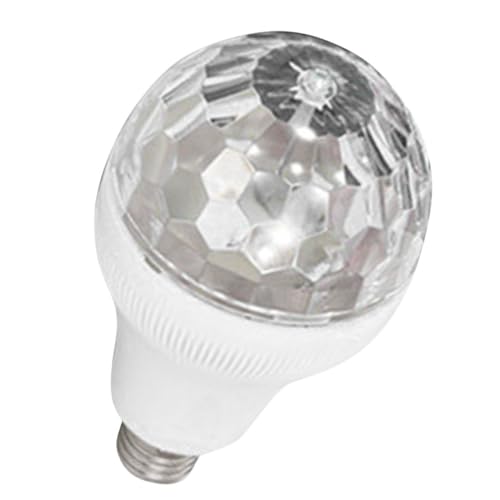 OSALADI RGB Rotating Disco Light Bulb Sound Activated Led Lamp for Parties Home Ktv and Celebrations Base Setup