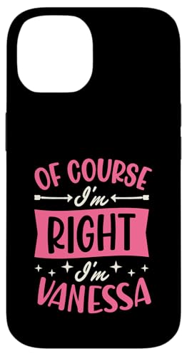 �������I'm Right I'm Vanessa ���O���� �X�}�z�P�[�X iPhone 14 �p