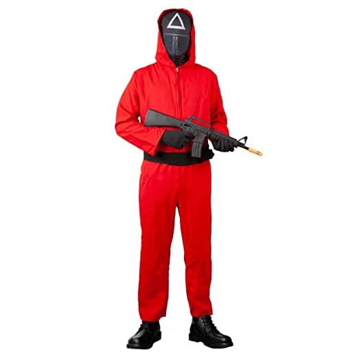 FIESTA Y CARNAVAL, SL Disfraz del Juego del Calamar Círculo para Adulto