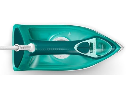 టాప్ view of the Philips DST3030/70 Steam Iron, showing controls