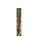 AK-Interactive Brass Pipes 0.6mm, 5 Units 9105 - Model Building Paints and Tools # AK-9105
