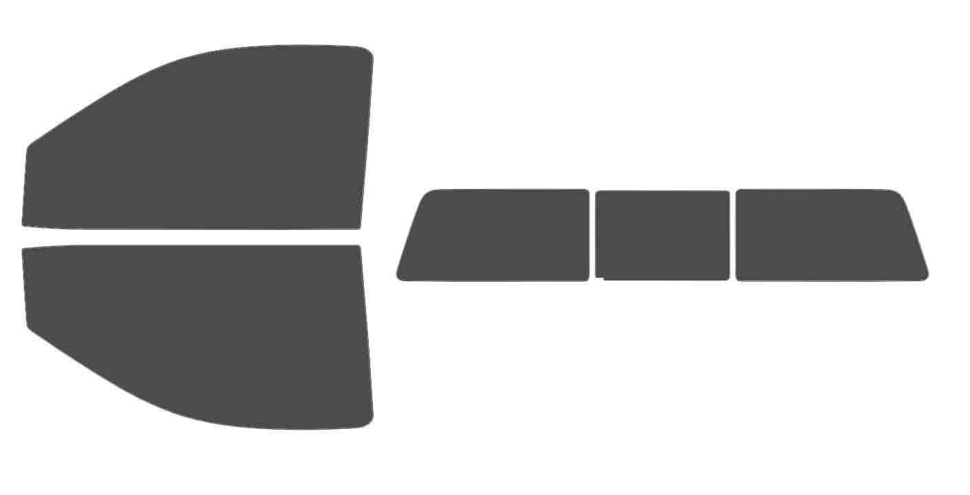 The Tint Effect Precut Window Tint Kit Compatible with GMC Sierra 2500 Regular Cab (2020-2026) 4th Generation (with 3 piece Slider Rear 30%) Automotive Film