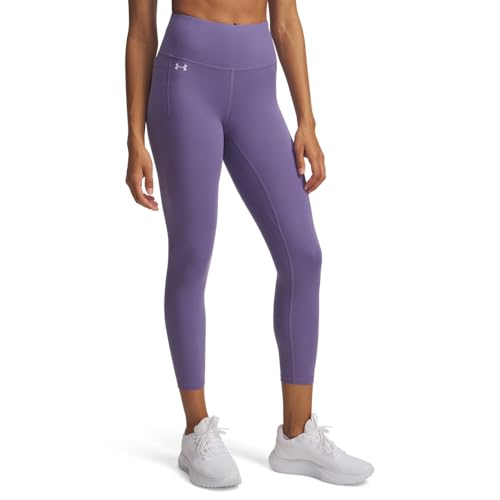 Under Armour Women’s Motion Ankle Leggings, (520) Purple Luxe / / Purple Crest, X-S Tall