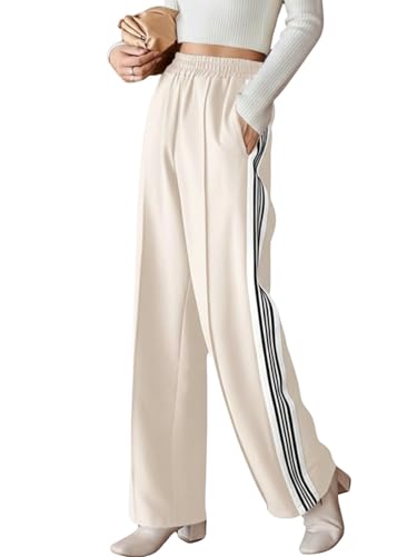 Image of GRECIILOOKS Trousers for Woman | Womens High Rise High Waist Flared Korean Style | Formal Pant for Women Office Wear| Track Pants for Womans Elegant for College & Events (Available in Plus Size)