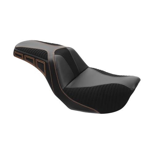 Asiento doble impermeable para Dyna Fat Bob y Wide Glide 06-17 3