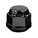 MCGARD 64029 Black Bulge Cone Seat Style Lug Nut Set (1/2"-20 Thread Size) - Set of 4