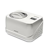 G3 Ferrari G20175 Neve Eismaschine mit Kompressor, 1L / 600 g Eis, Eis & Sorbet Funktion, Edelstahlbehälter, Timer, energieeffizient, leicht zu reinigen