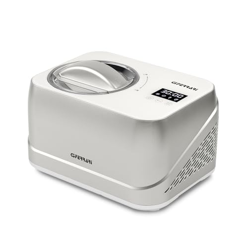 G3 Ferrari G20175 Neve Eismaschine mit Kompressor, 1L / 600 g Eis, Eis & Sorbet Funktion, Edelstahlbehälter, Timer, energieeffizient, leicht zu reinigen