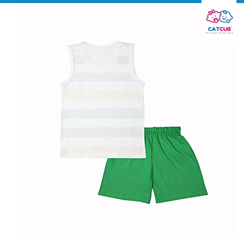Image of CATCUB Boy's & Girl's Cotton Printed Clothing Set