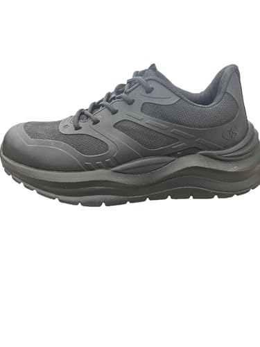 ZEPYFXIT Zapatos de Seguridad Hombre y Mujer Cómodos y Ligeros para Invierno Botas de Trabajo Impermeables con Punta Acero Antideslizante Zapatillas Seguridad Color Negro Talla 40 EU