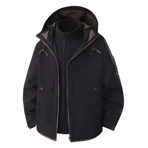Generisch Chaqueta de esquí para mujer, impermeable, chaqueta de snowboard, chaqueta de invierno, chaqueta de softshell, chaqueta de nieve, chaqueta cálida, chaqueta de esquí gruesa, parka de invierno