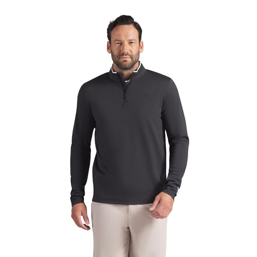 PUMA Cloudspun Men's Tech Golf Quarter Zip - 3D, Puma Black, M