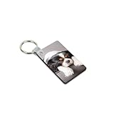  Porte-clé en bois Chien Dog Animal Chat Race Staff americain Bouledogue Francais Yorkshire Chihuahua Ref 6