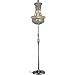 Elegant Lighting 1800FL12C/EC Elegant Cut Primo 6-Light Floor Lamp, Finished in Chrome with Clear Crystals