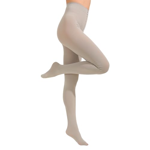 Image of Paralinda 2 Pairs Women's Solid Color Tights 80D, Soft Opaque Microfiber Tights