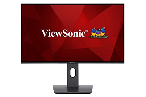 ViewSonic Crossover Monitor VX2780-2K-SHDJ 68.58 cm (27″) 2K (2560 x 1440 Pixels), SuperClear IPS Panel, Frameless Design, 75Hz Refresh Rate, (Advanced Ergonomics), HDMI, DP Port connectivity