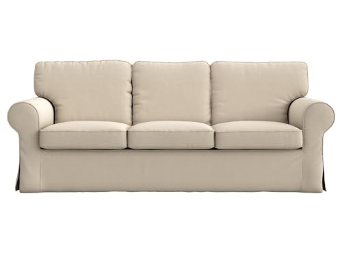 MASTERS OF COVERS Sofabezug für IKEA Ektorp 3-Sitzer, Ersatzbezug 218x88x88 cm