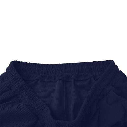 Mens Corduroy Sweatpants Elastic Waist Drawstring Straight Leg Trousers Casual Joggers Tapered Sweatpant with Pockets3