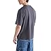 Aeropostale Men's Heavy Weight Boxy Crew Neck Short Sleeve T-Shirt, Smudge, 3X-Large