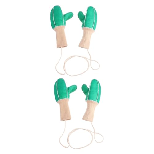 VALICLUD 2 Pares Luvas De Esqui De Pele De Carneiro Luvas De Esqui Para Crianças Luvas De Ciclismo L