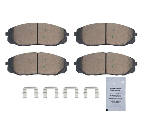 Image of HUSCH D1814 Front Ceramic Brake Pads Kit Fit For Kia Sedona 2015-2020