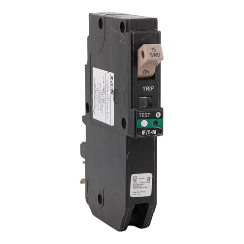 CUTLER-HAMMER CHFP115AF 15 Amp Single Pole Arc Fault (AFCI) Circuit Breaker Plug-On Neutral 120/240V 10kAIC UL Listed (1)