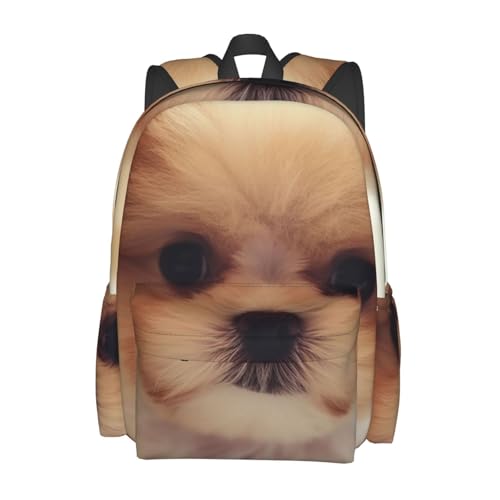 Travel Backpack for Women Men Cutest Dog Puppy Casual Daypack Large Capacity Nurse Bag2