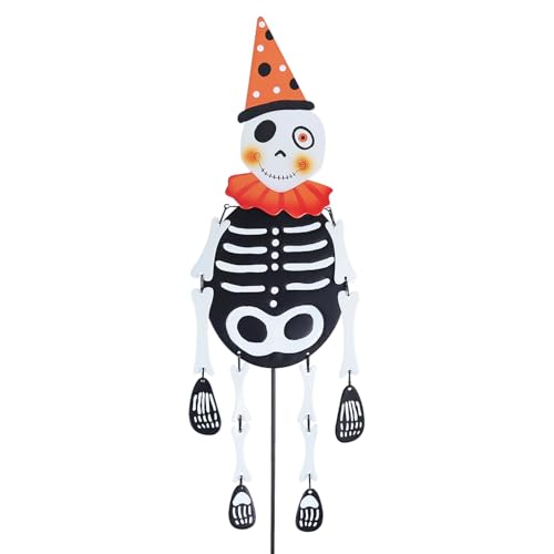 hogardeck Halloween Decorations Outdoor, Metal Skull Decorative Garden Stakes for