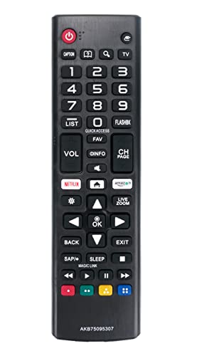 New AKB75095307 Replace Remote fit for LG TV 49UJ6050 49UJ6050-UC 49UJ6300 49UJ6300-UA 49UJ6350 9UJ6500-UB 55UJ6050 55UJ6050-UC 55UJ6300 75UJ657A-UB 32LJ550B 32LJ550B-UA 32LJ550M UJ6200 AN-MR650A