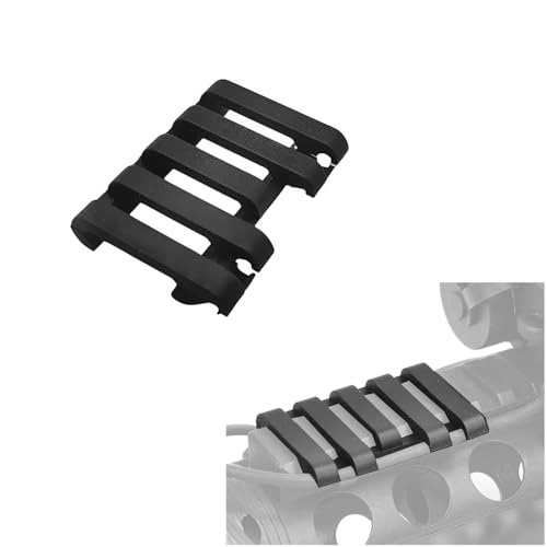 Rubber Wire Guide System Cable Management Picatinny Rail Cover for M300 M600 PEQ Light Switch Wire Fixed - 1