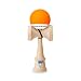 Produktbild Original KROM Pro Kendama aus Holz für Anfänger und Fortgeschrittene - POP Orange - Geschicklichkeitsspiel für draußen und drinnen - Holzspielzeug mit Schnur und Ball - Kendama Skilltoy Kugelfangspiel