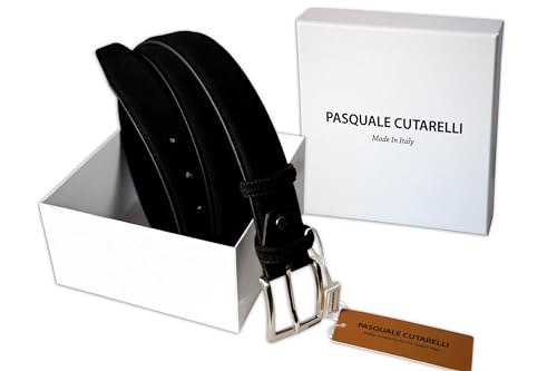 Mens Plain Dress Italian Suede Leather Belt2