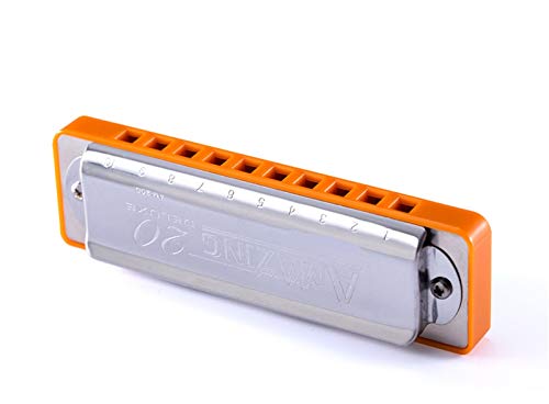KIRANDIE 10 Trous Diatonic Blues Harmonica réglage spécial (Color : Key of G) - Les Beatles, Paul McCartney, John Lennon, RIngo Starr, George Harrison KIRANDIE 10 Trous Diatonic Blues Harmonica réglage spécial (Color : Key of G) – Image 5