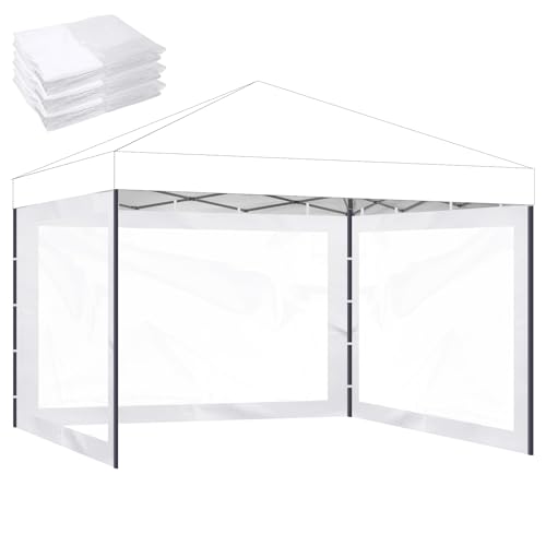 Instant Canopy Sidewalls for Pop Up Canopy Tent, 300D...