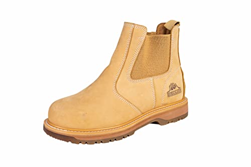 GROUNDWORK MENS GR20 STEEL TOE CAP WORK SAFETY DEALER BOOT SIZES 6-13 (Honey, uk_footwear_size_system, adult, men, numeric, medium, numeric_12)
