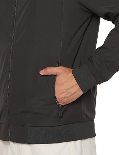Image of Qube By Fort Collins Men's Windcheater Jacket - Lightweight Windbreaker for Men | Full Zip Drizzle-Resistant High Neck Casual Jacket with Zip Pockets for Spring, Autumn, Travel & Daily Wear