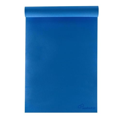 Image of Yoga mat for Women & Men EVA Material 4mm Grey Anti Slip for Gym Workout (Blue, 4 mm)