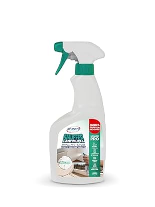 Foto di Ariasana Smuffer Professional, L'antimuffa Igienizzante, Rimuovi muffa spray contro funghi, alghe e muschi, Fungicida spray cantina e cucina, per interni ed esterni, 375ml