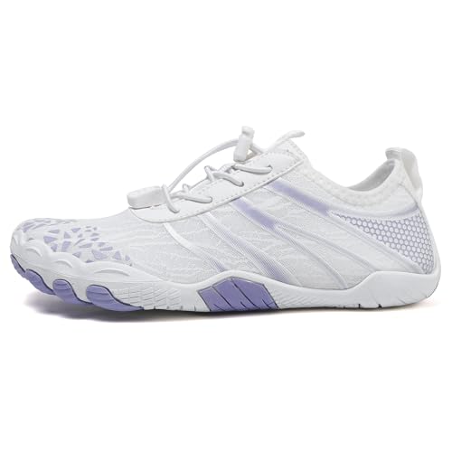 Image of Hiking Barefoot Shoes for Women Men Breathable & Non-Slip Athletic Barefoot Wide Toe Water Shoes Lightweight Perfect for Walking,Running,and Swimming