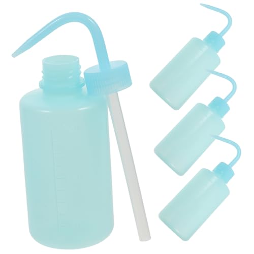 KICHOUSE Graduated Wash Bottle Set 250ml Laboratory Scale Wash Bottles for Use