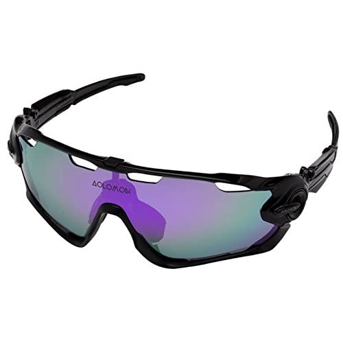 Ubersweet® 2Aolomon Mountain Goggles Polarized Jaw Breaker Sunglasses Design Men Women Eyewear Sun Glasses