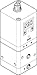 Produktbild VPPE-3-1-1/8-6-420-E1T (567540) Proportional-Druckregelventil Nennweite Belüftung:5mm Schutzart:IP65