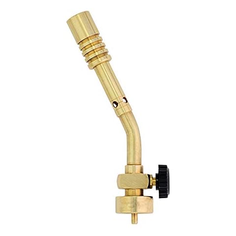 Mag-Torch® Wide Flame Brass Torch - Manual Ignition, Wide Pencil Flame Propane Torch for DIY Plumbing Projects, Small to Medium Diameter Soldering, and Thawing Frozen Locks and Pipes Cover