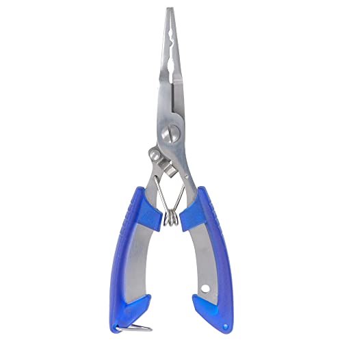 タカミヤ(TAKAMIYA) ステンレスアングラーズプライヤー ロングノーズタイプ ブルー