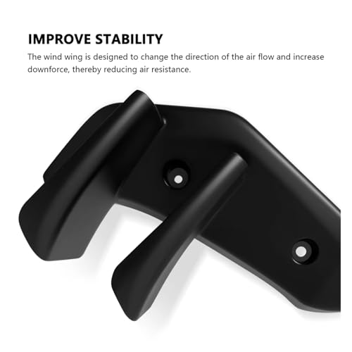 Aileron aérodynamique pour MT-07 2025: aile latérale noire