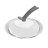 Photo Gallery ciieeo pentola spesso in acciaio inossidabile con vetro visibile e design per padelle e wok facile da pulire e sollevare per cucina domestica e professionale Photo Gallery ciieeo pentola spesso in acciaio inossidabile con vetro visibile e design per padelle e wok facile da pulire e sollevare per cucina domestica e professionale
