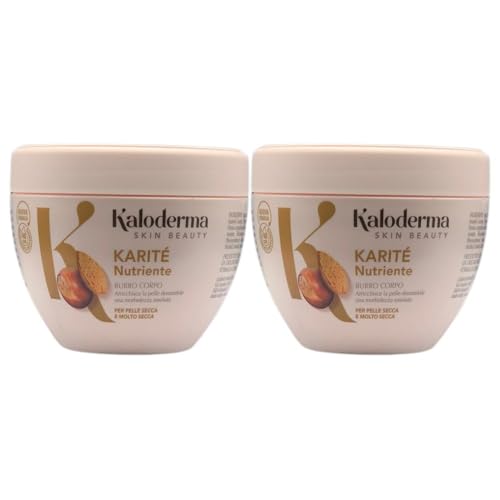 2X Burro Corpo Nutriente Karité, per Pelle Secca e Molto Secca, 300ml