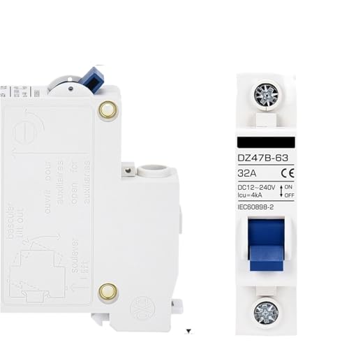Interruptor de aire CC de 25A para placas solares en furgonetas camper y caravanas 2P 4